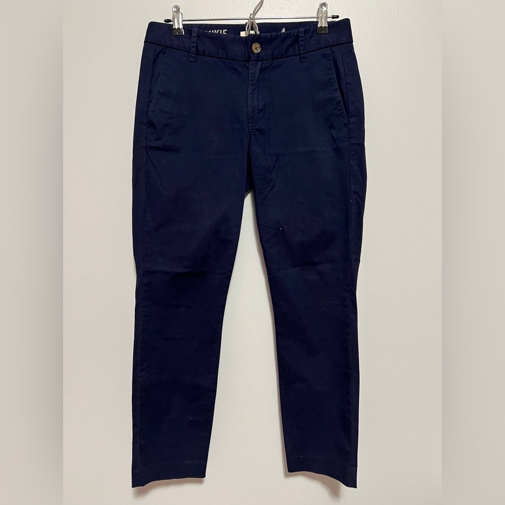 J.Crew navy blue pants size 4